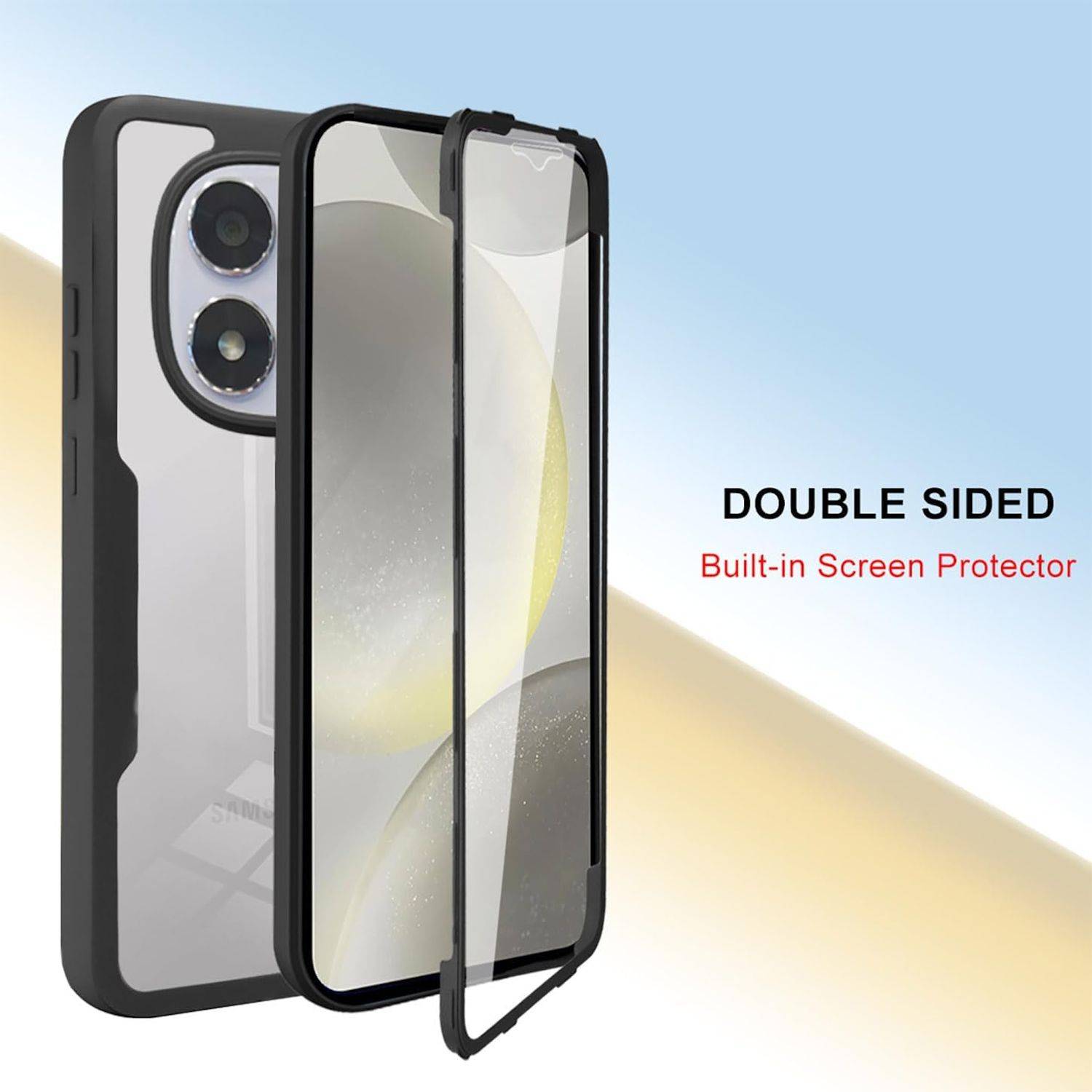 Für Xiaomi Redmi Note 14 Pro / Pro Plus 5G Full Cover Acrylic TPU Hülle Rot