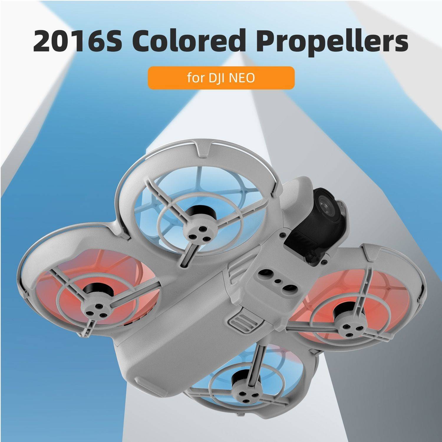 Für DJI Neo Drohne 2x Sunnylife Farbenfrohe 2016S 3-Blatt Propeller Orange