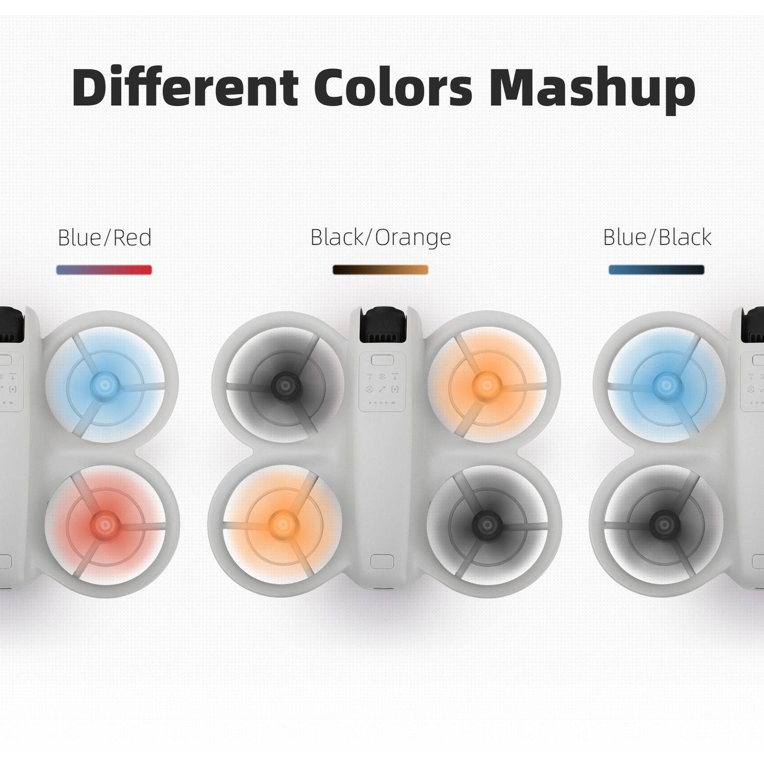 Für DJI Neo Drohne 2x Sunnylife Farbenfrohe 2016S 3-Blatt Propeller Orange