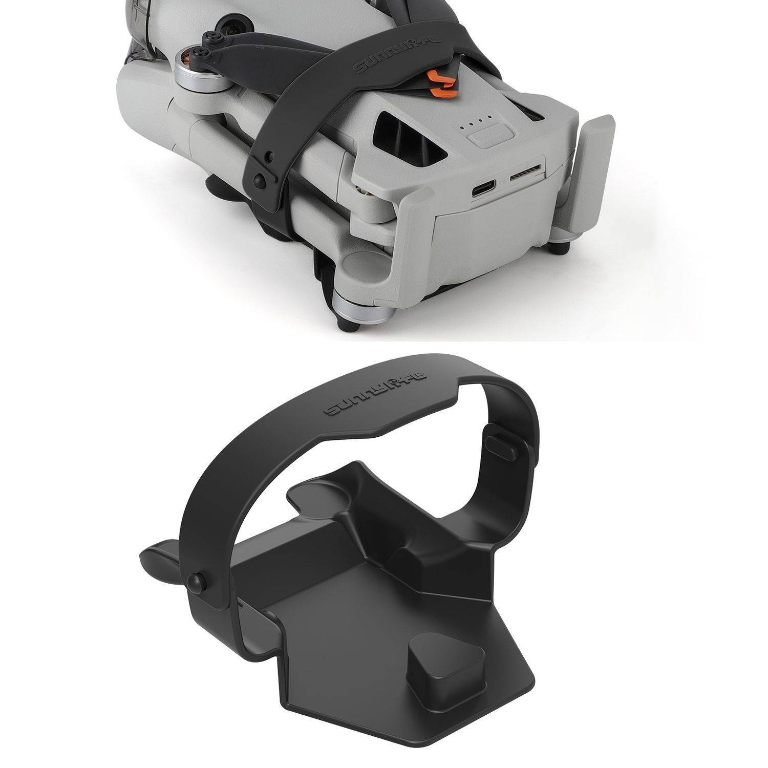 Für DJI Mini 4 Pro Propeller Halterung Schutzfixierung Transport Zubehör Schwarz