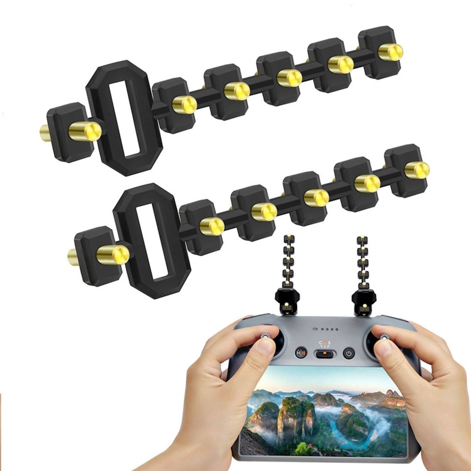 Für DJI Air 3 / Mini 4 Pro Drohne RC 2 Controller Antennen Signal Verstärker
