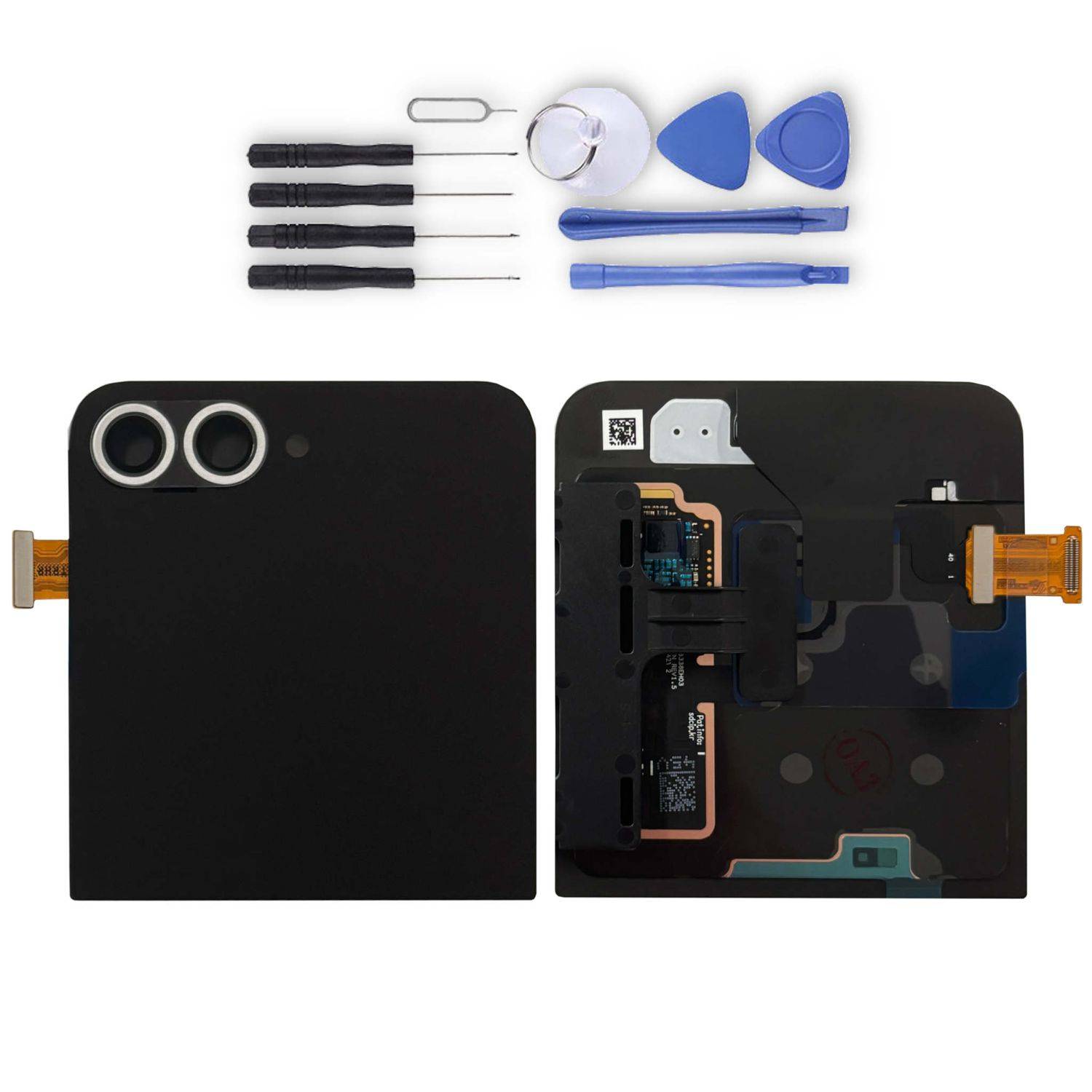 Samsung kleines LCD Display für Galaxy Z Flip6 GH97-30012F Ersatzteil Weiß