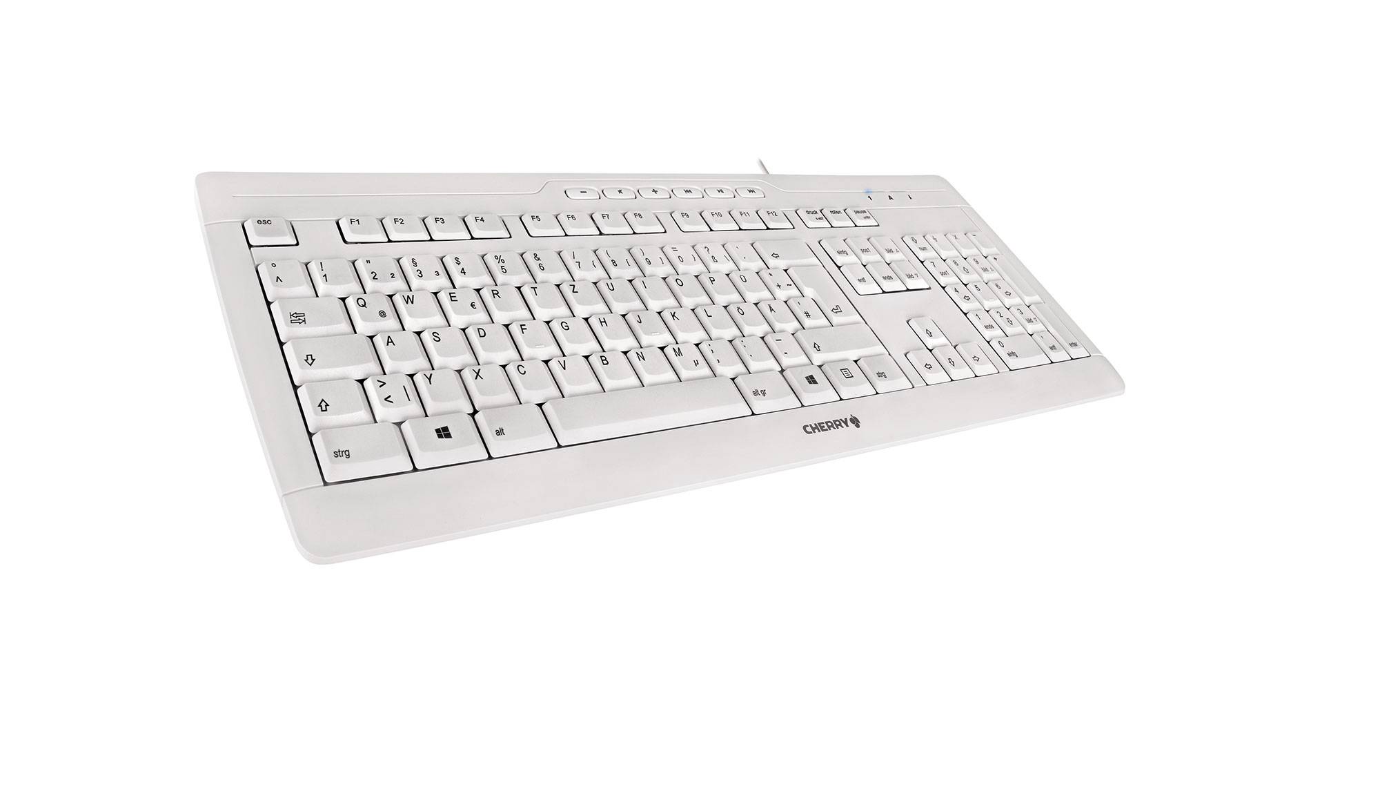 CHERRY TAS STREAM 3.0 grey schweizer Layout Eingabe / Ausgabe Mäuse & Tastaturen
