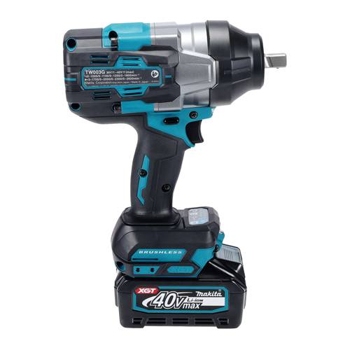 MAKITA TW003GZ - Akku-Schlagschrauber (40V | XGT | 1.360 Nm Anzugsdrehmoment | 1/2 " Außenvierkantaufnahme | Doppel-LED)