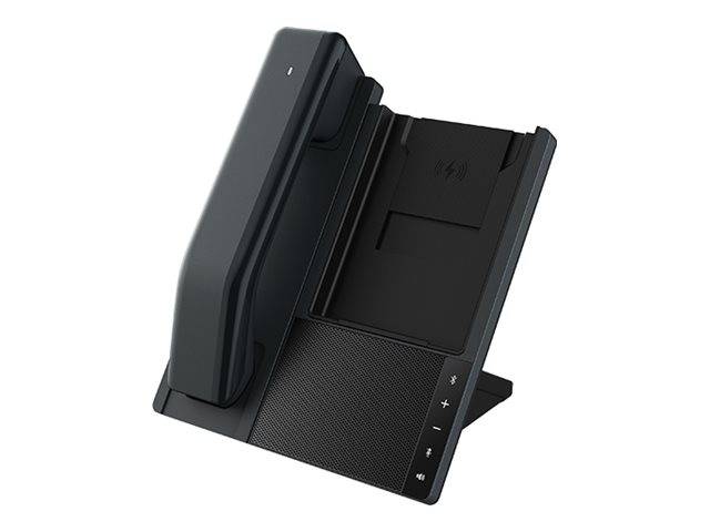 Fanvil Phone Docking station BT Handset  Free the desk space with all-in-one design Calling seamlessly among softphone/UC and phone calls  Speak