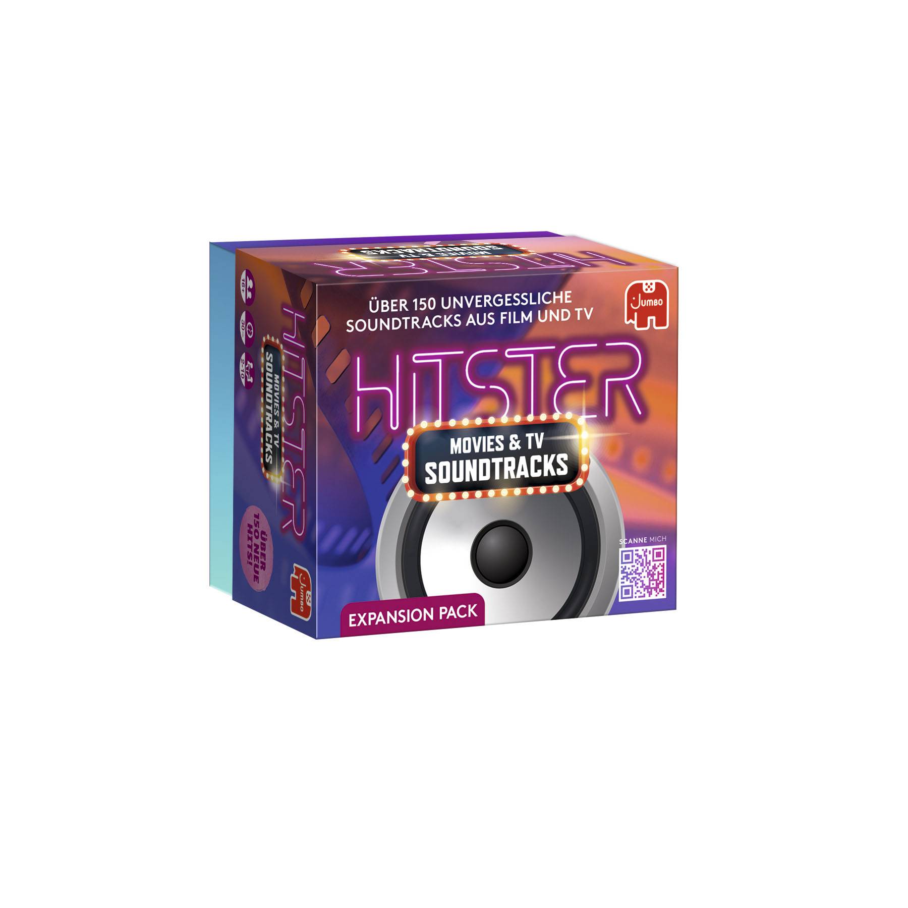 Jumbo Spiele 1110100469 Hitster Movies & TV Soundtracks Erweiterungspack, Deutsche Version