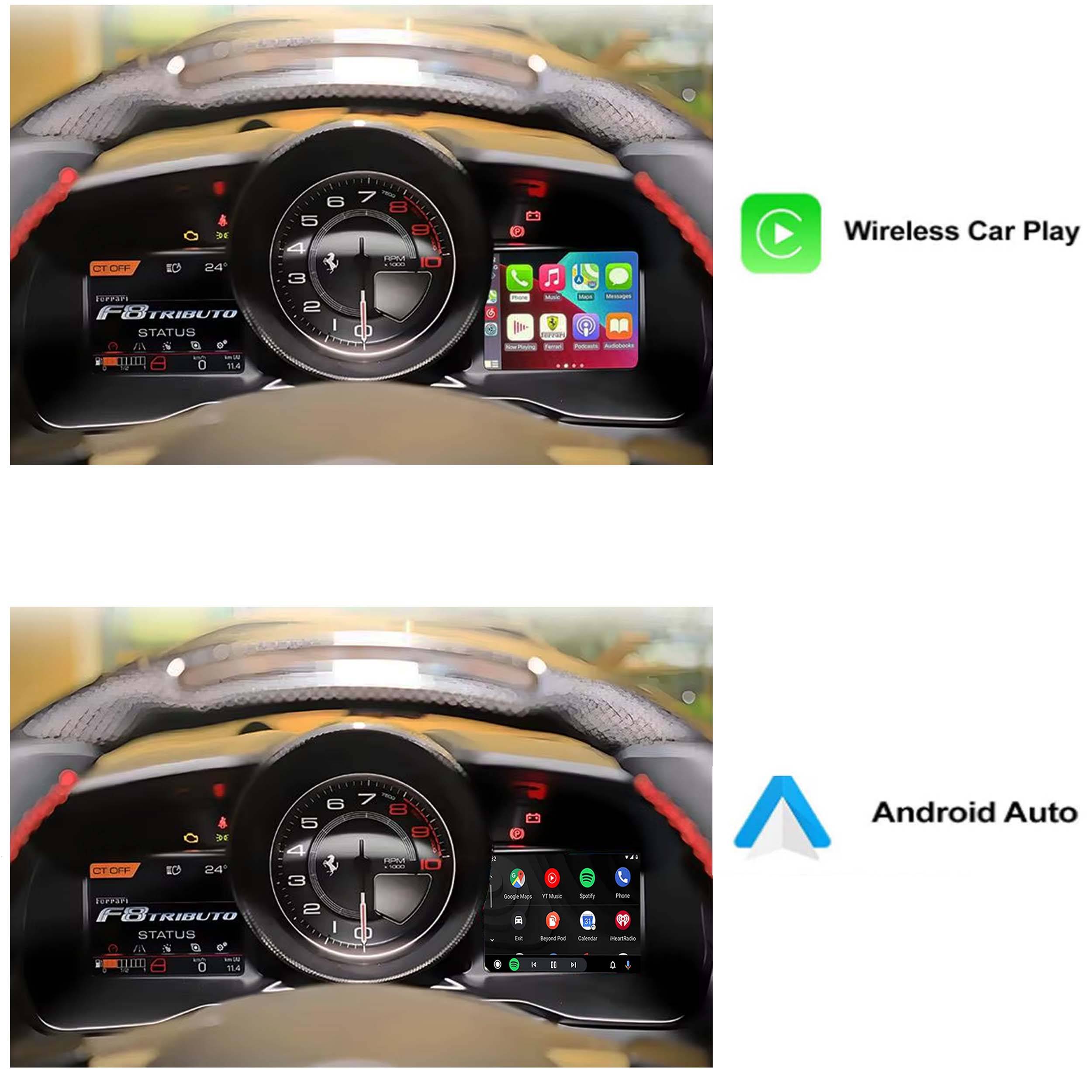 Für Ferrari F8 Tributo 812 Superfast CarPlay AndroidAuto Media Interface