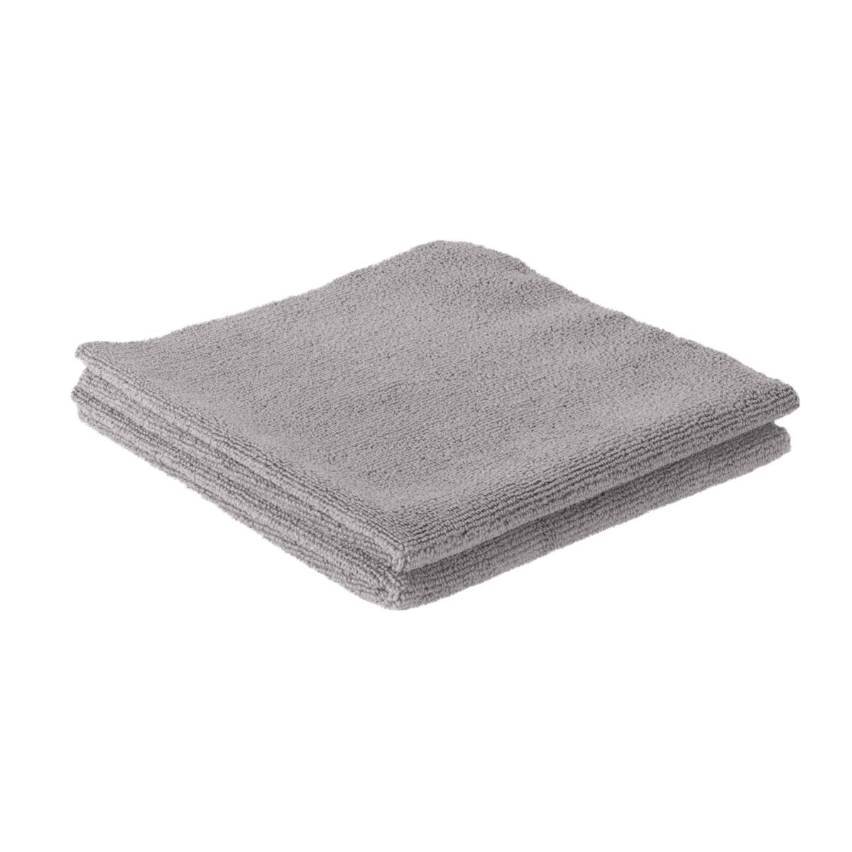 STAHLWERK Mikrofaser-Handtuch 20er Set 40 x 40 cm 300 gsm dunkelgrau