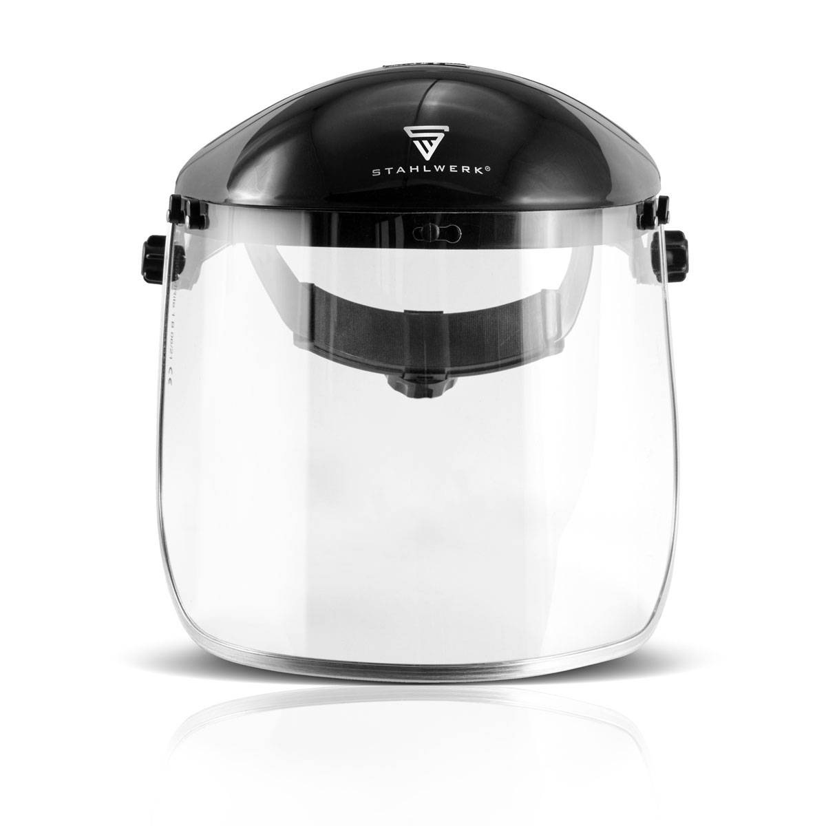 STAHLWERK 2 x Gesichtsschutz mit Visier Schleifmaske Schutzvisier Gesichtsschild