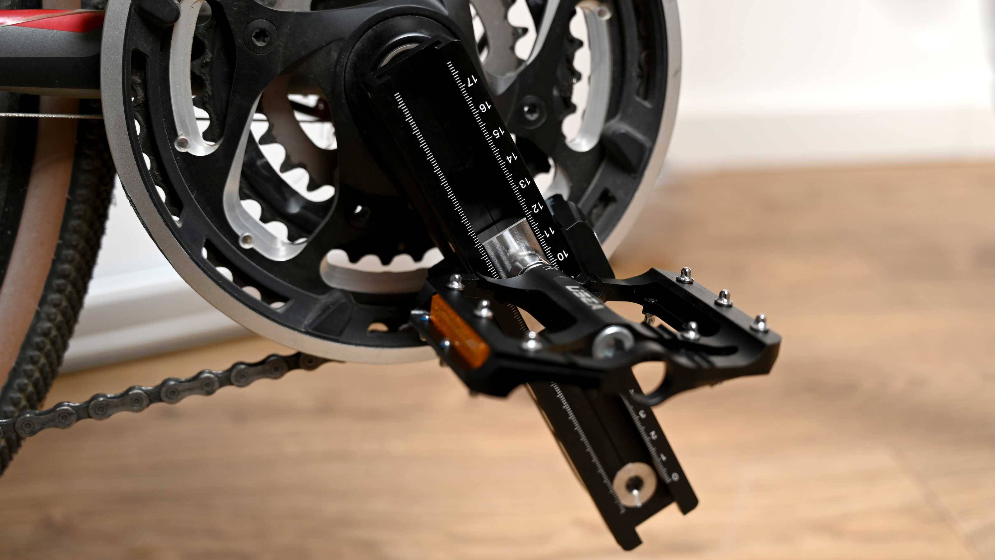 WEXELPUNKT WX Vario Kurbelarm-Verkürzer universell & stufenlos verstellbar 10-170 mm, Invalidenkurbel,