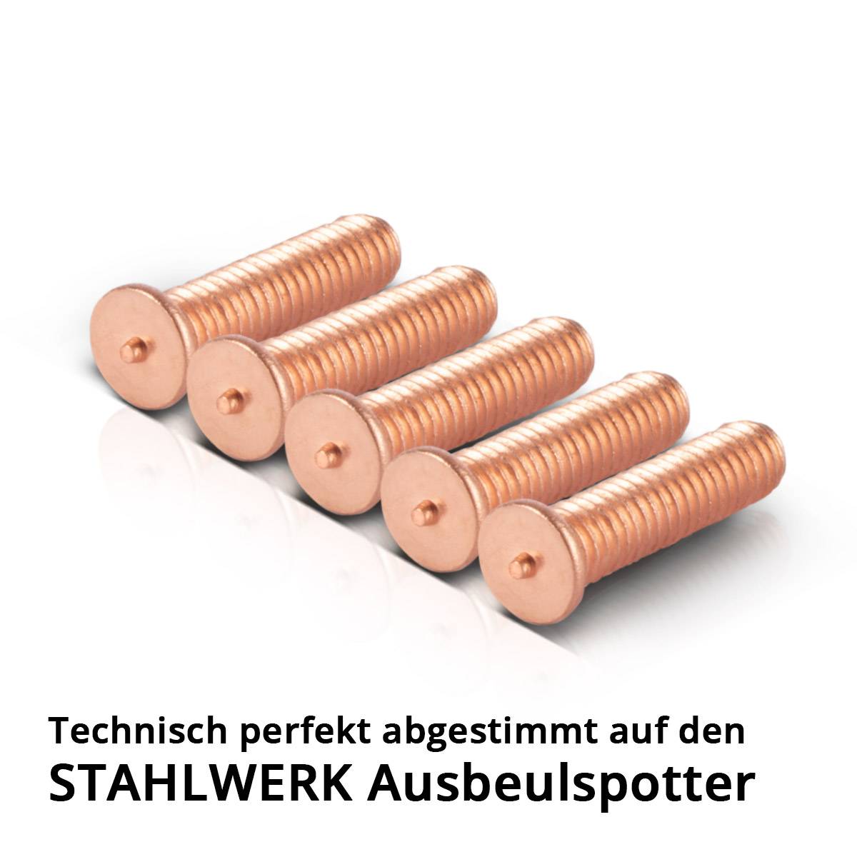 STAHLWERK Schweißbolzen M4 200er Set Ausbeulspotter Smart Repair Spotter
