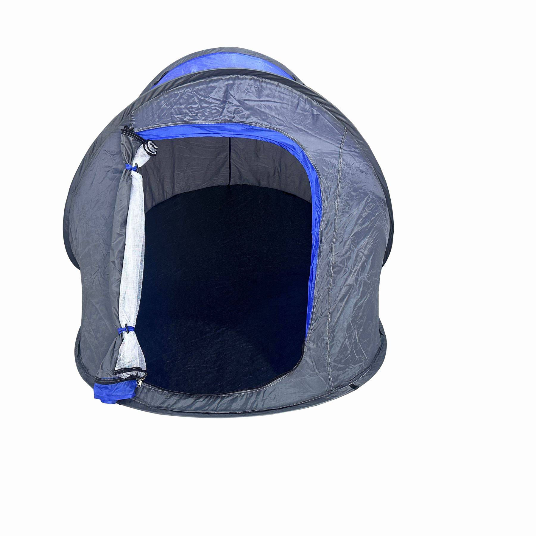 Pop Up Wurfzelt für 2 Personen Blau Outdoor Campingzelt Trekking Festival