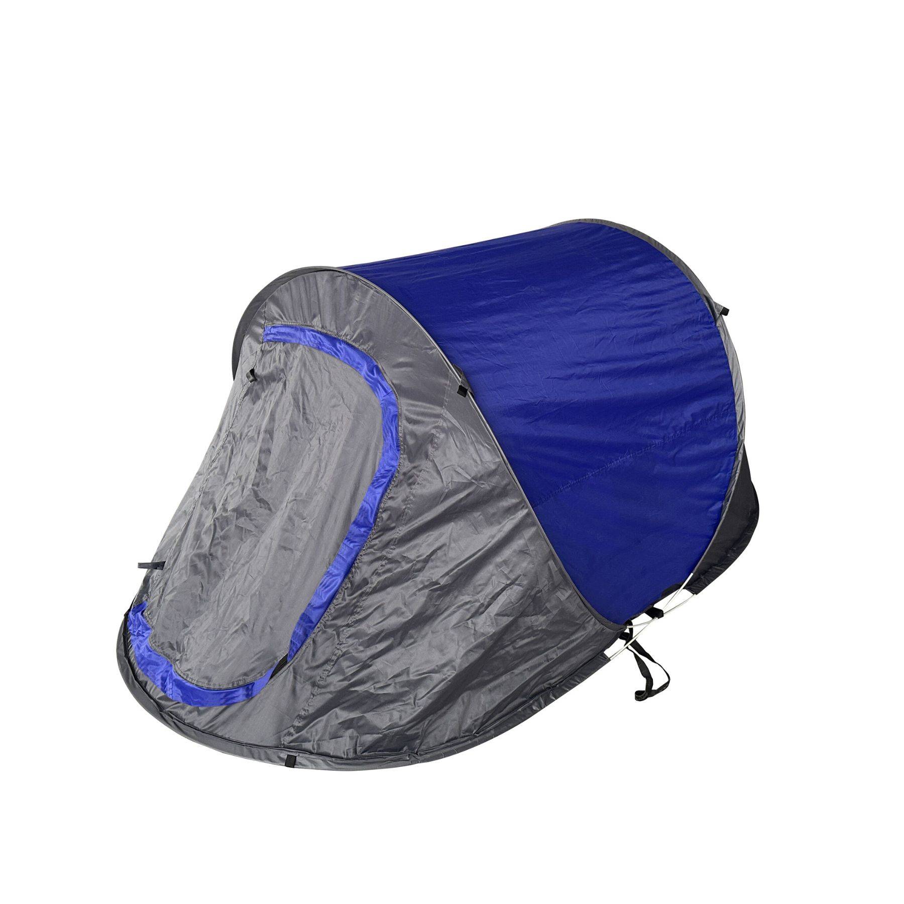 Pop Up Wurfzelt für 2 Personen Blau Outdoor Campingzelt Trekking Festival