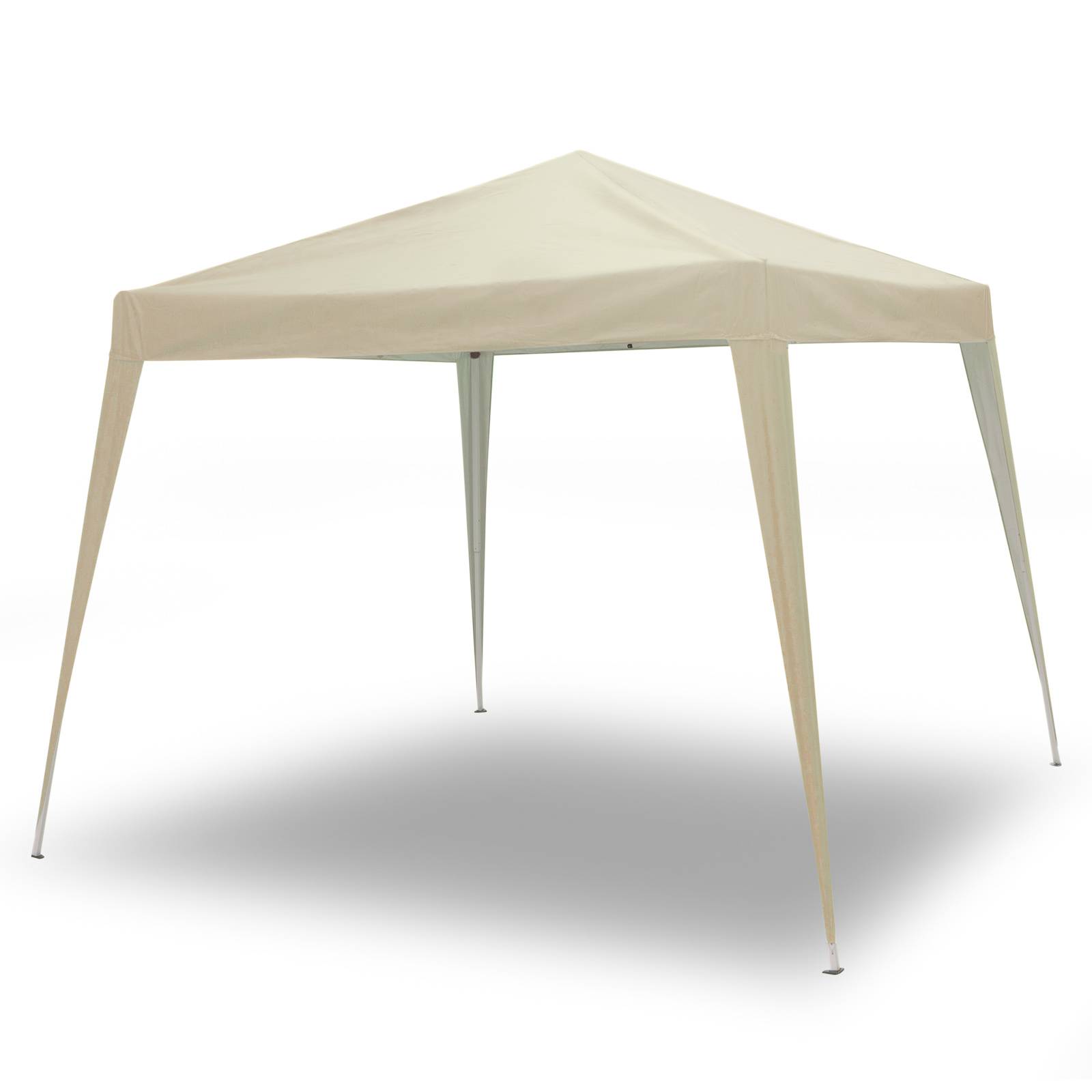 Faltpavillon Partyzelt 3x3m Gartenzelt Popup Zelt Transporttasche Beige Creme
