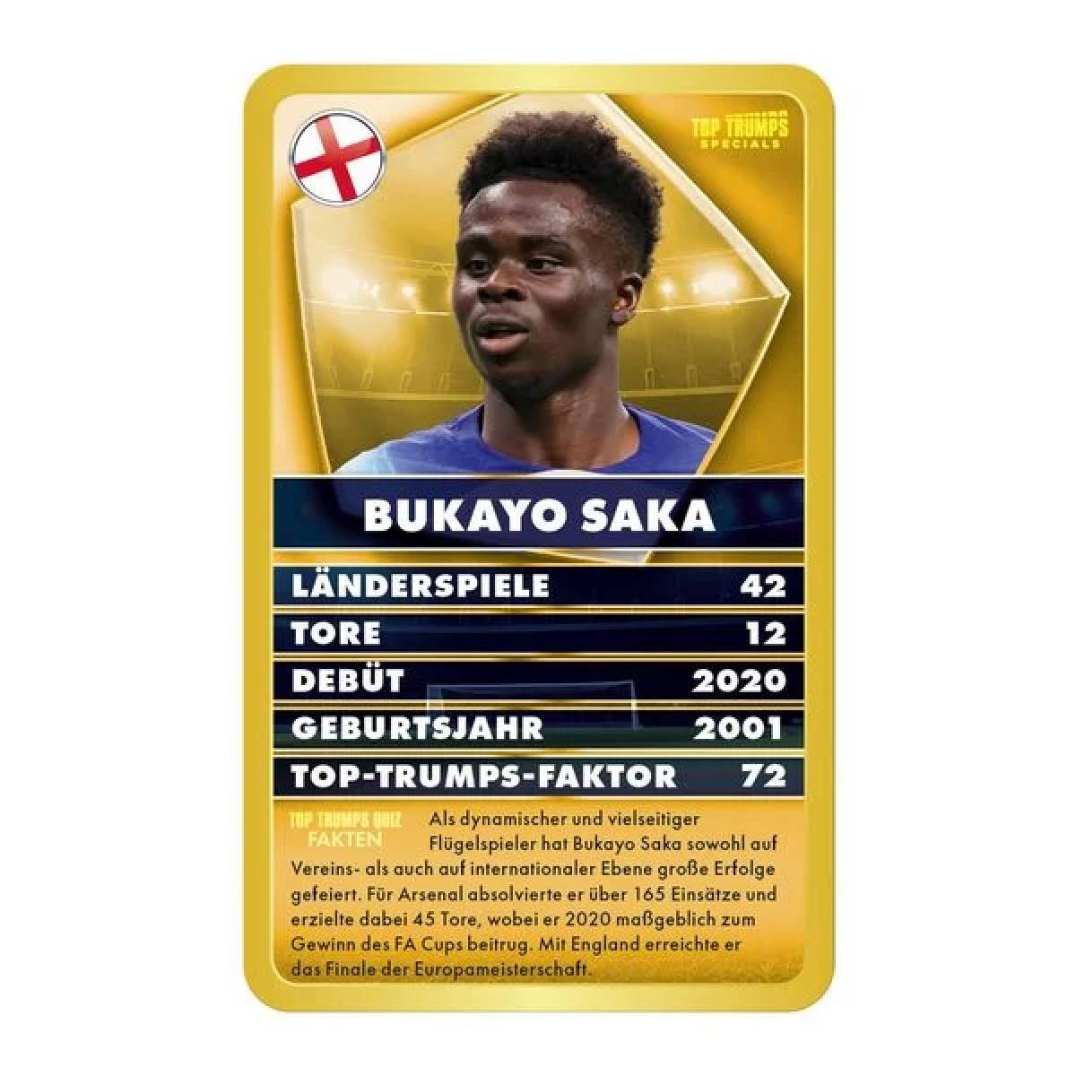 Top Trumps - Weltfußballstars 6 Kartenspiel Quartettspiel Fußball