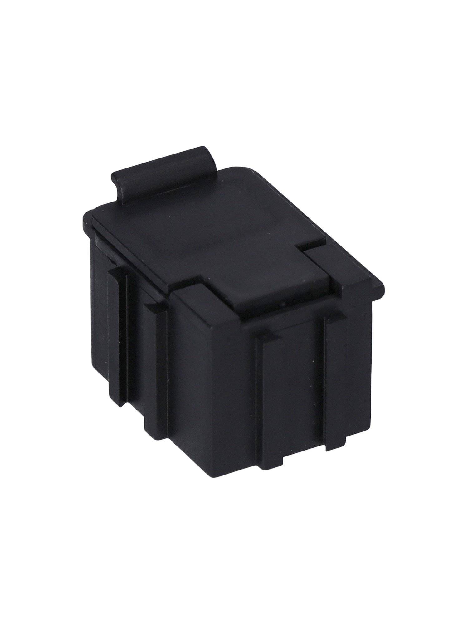 ESD SMD Box N1, 16 x 12 x 15 mm, schwarz/schwarz