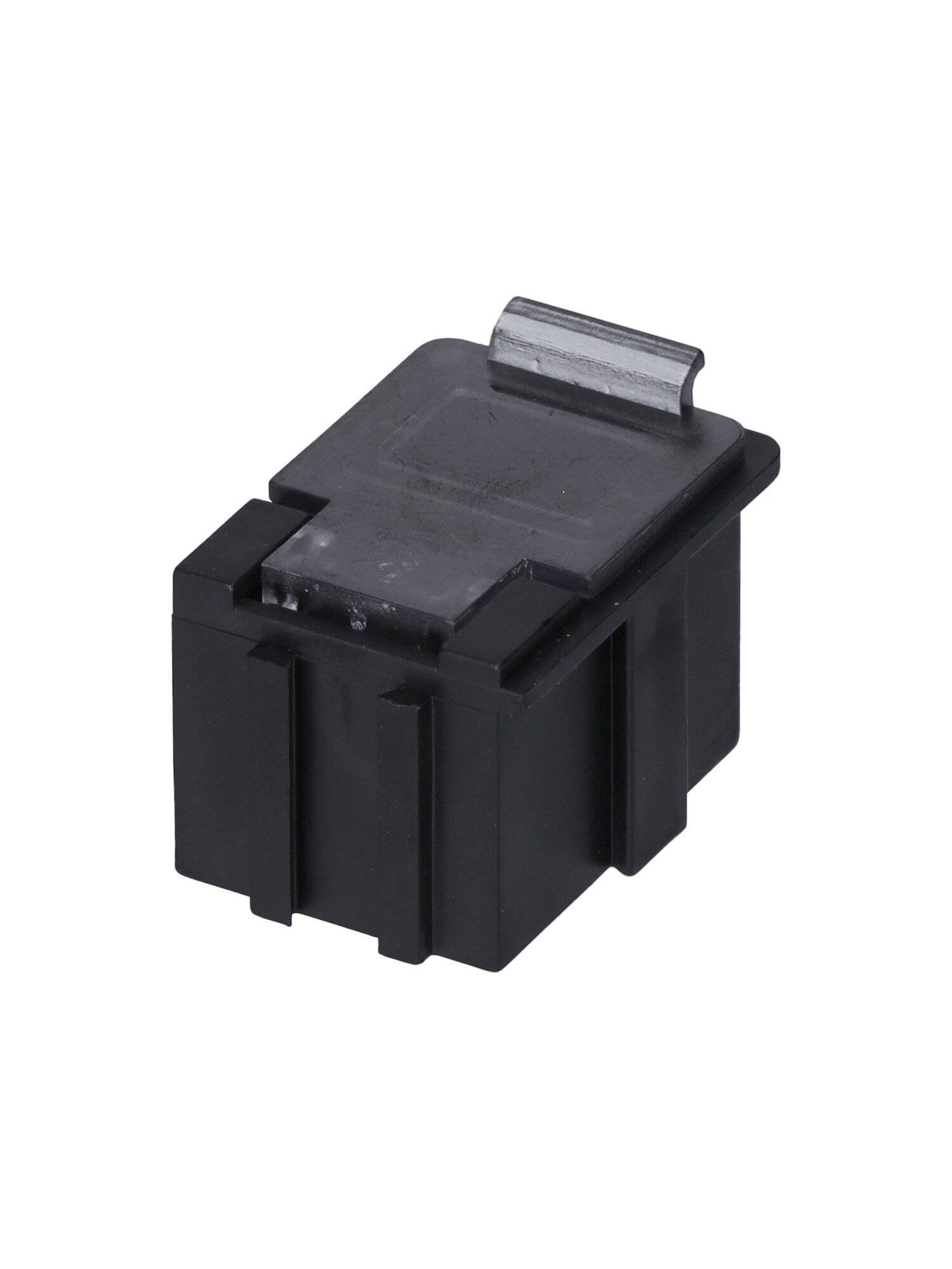 ESD SMD Box N1, 16 x 12 x 15 mm, schwarz/transparent bedampft