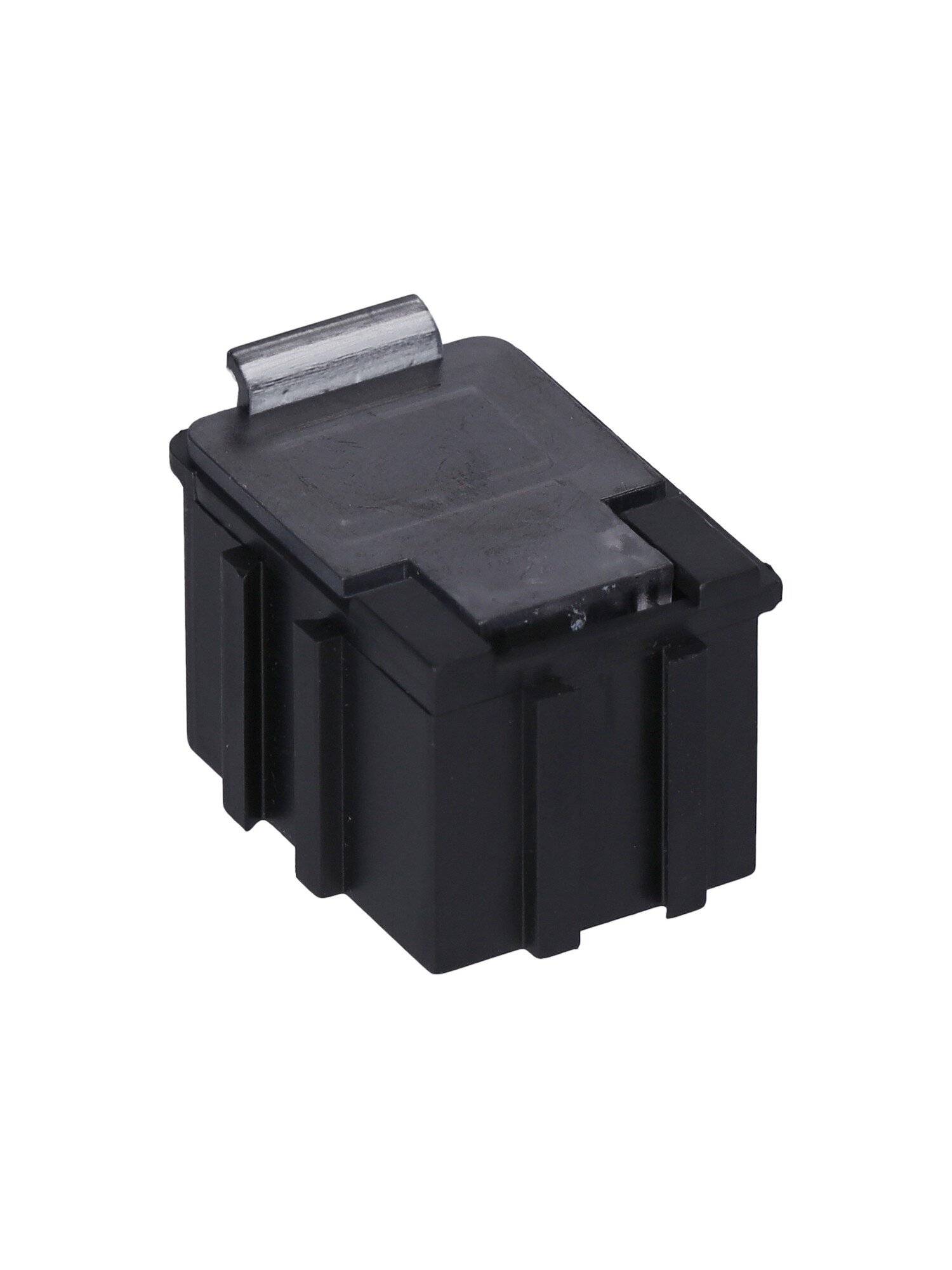 ESD SMD Box N1, 16 x 12 x 15 mm, schwarz/transparent bedampft