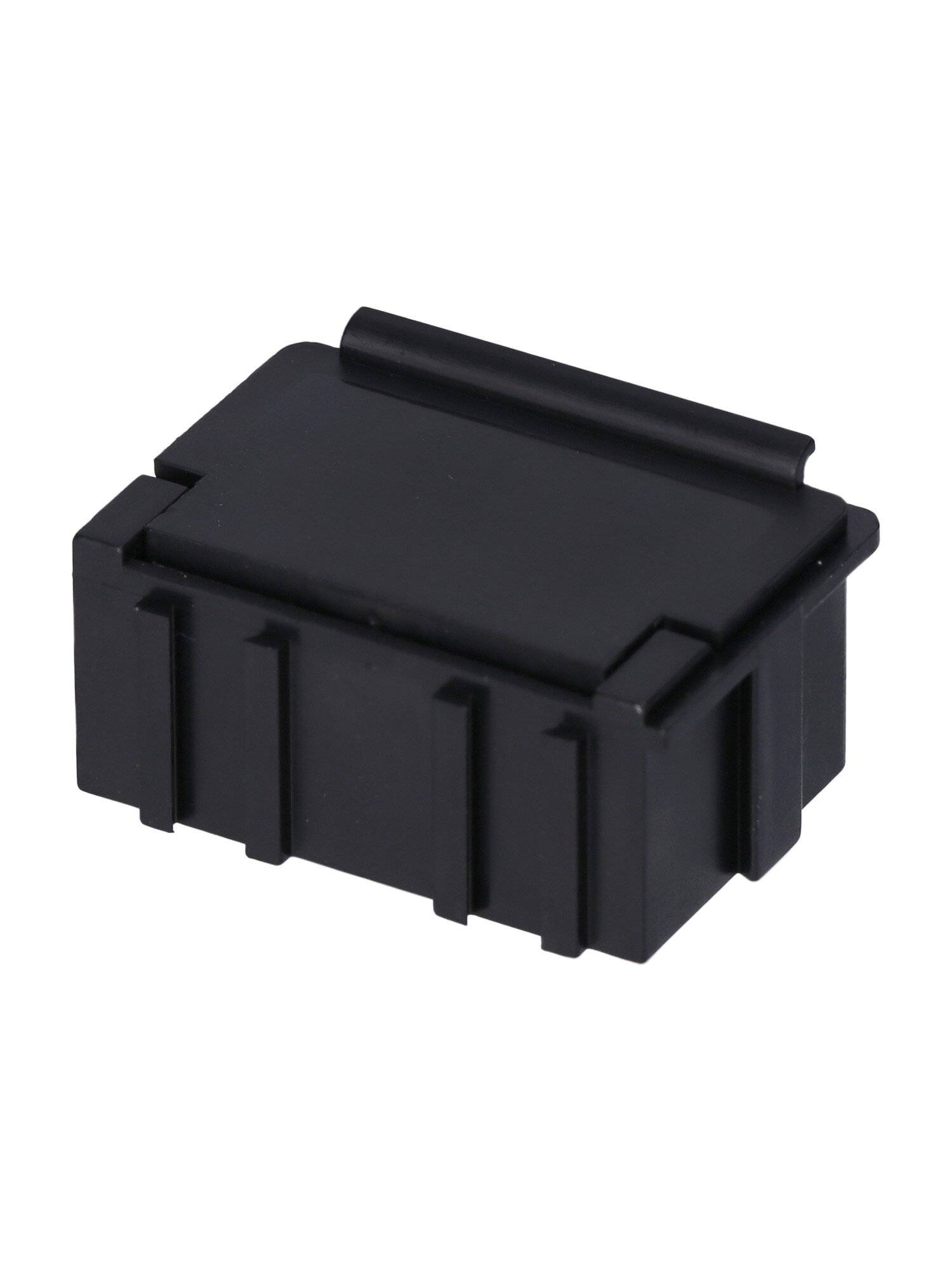 ESD SMD Box N2, 37 x 12 x 15 mm, schwarz/schwarz