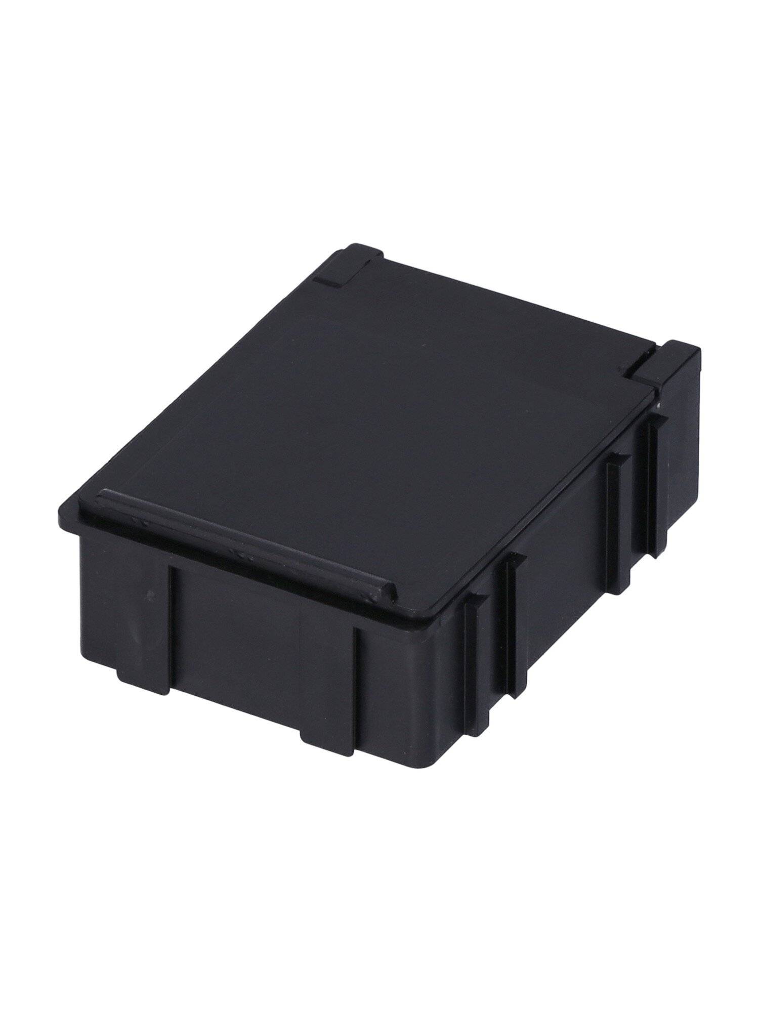 ESD SMD Box N3, 41 x 37 x 15 mm, schwarz/schwarz