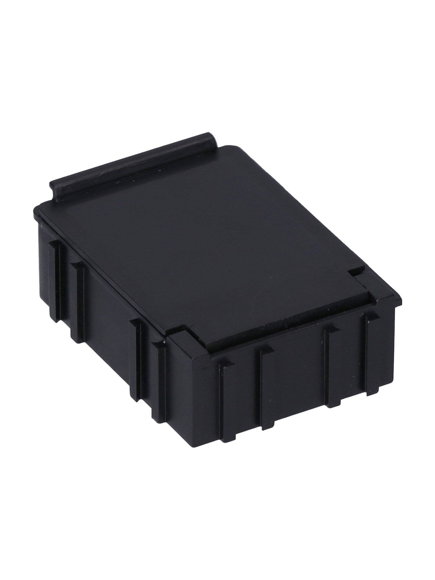 ESD SMD Box N3, 41 x 37 x 15 mm, schwarz/schwarz