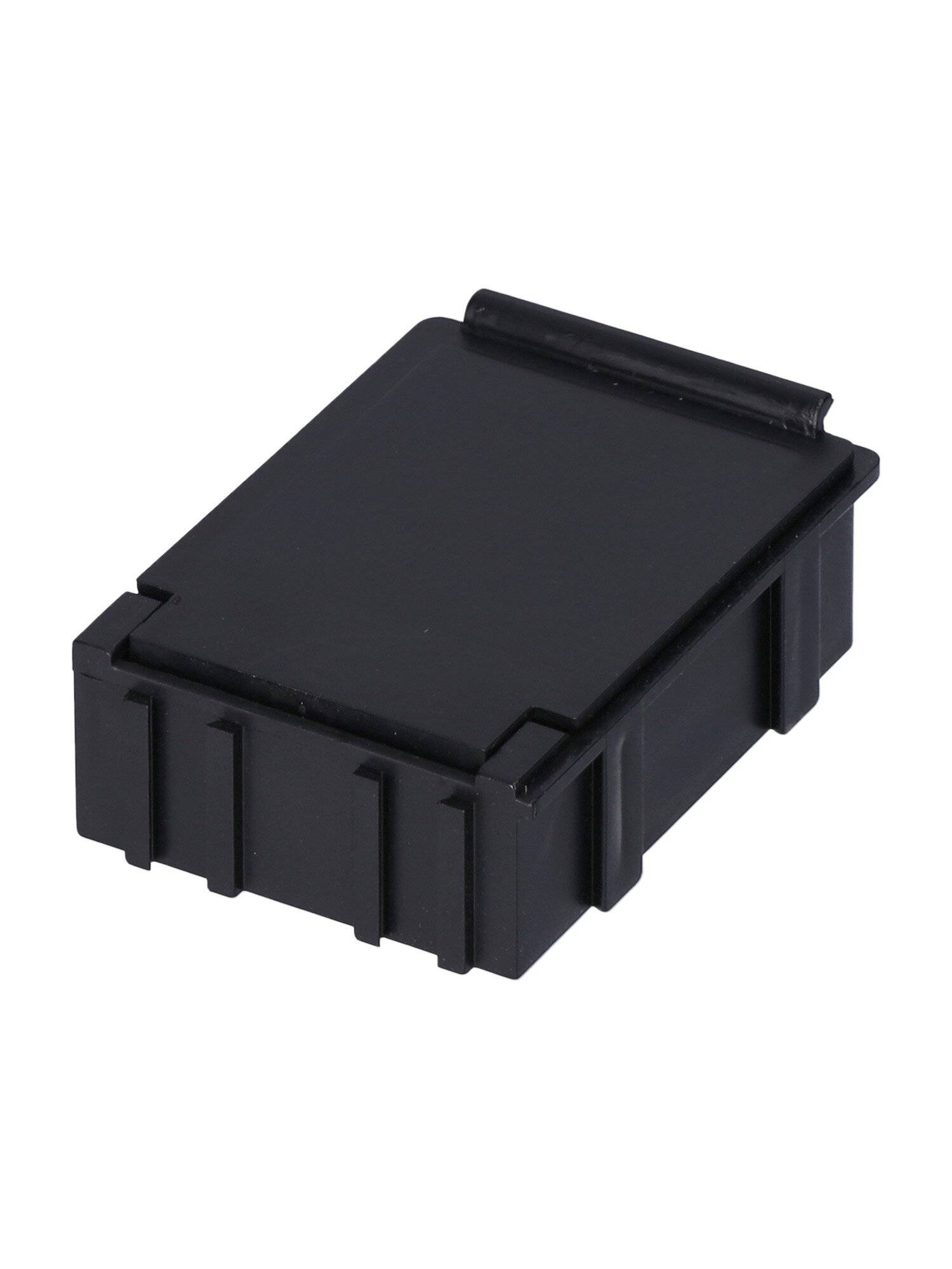 ESD SMD Box N3, 41 x 37 x 15 mm, schwarz/schwarz