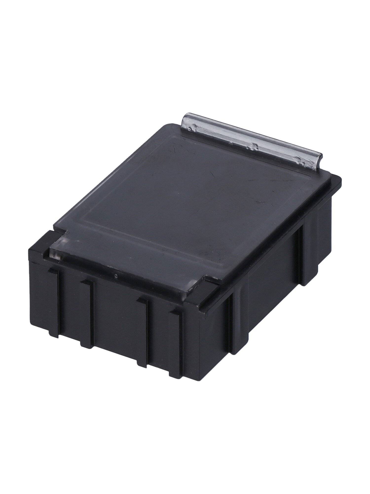 ESD SMD Box N3, 41 x 37 x 15 mm, schwarz/transparent bedampft