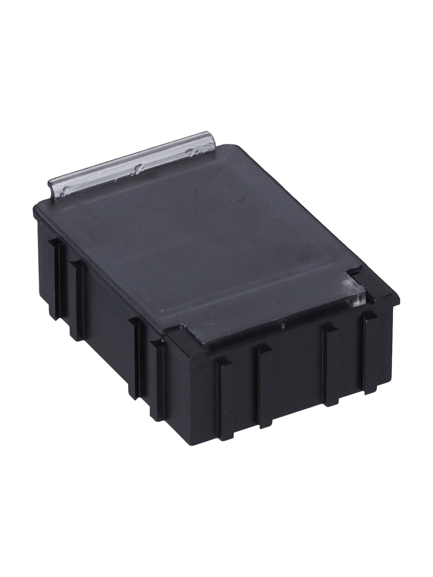 ESD SMD Box N3, 41 x 37 x 15 mm, schwarz/transparent bedampft