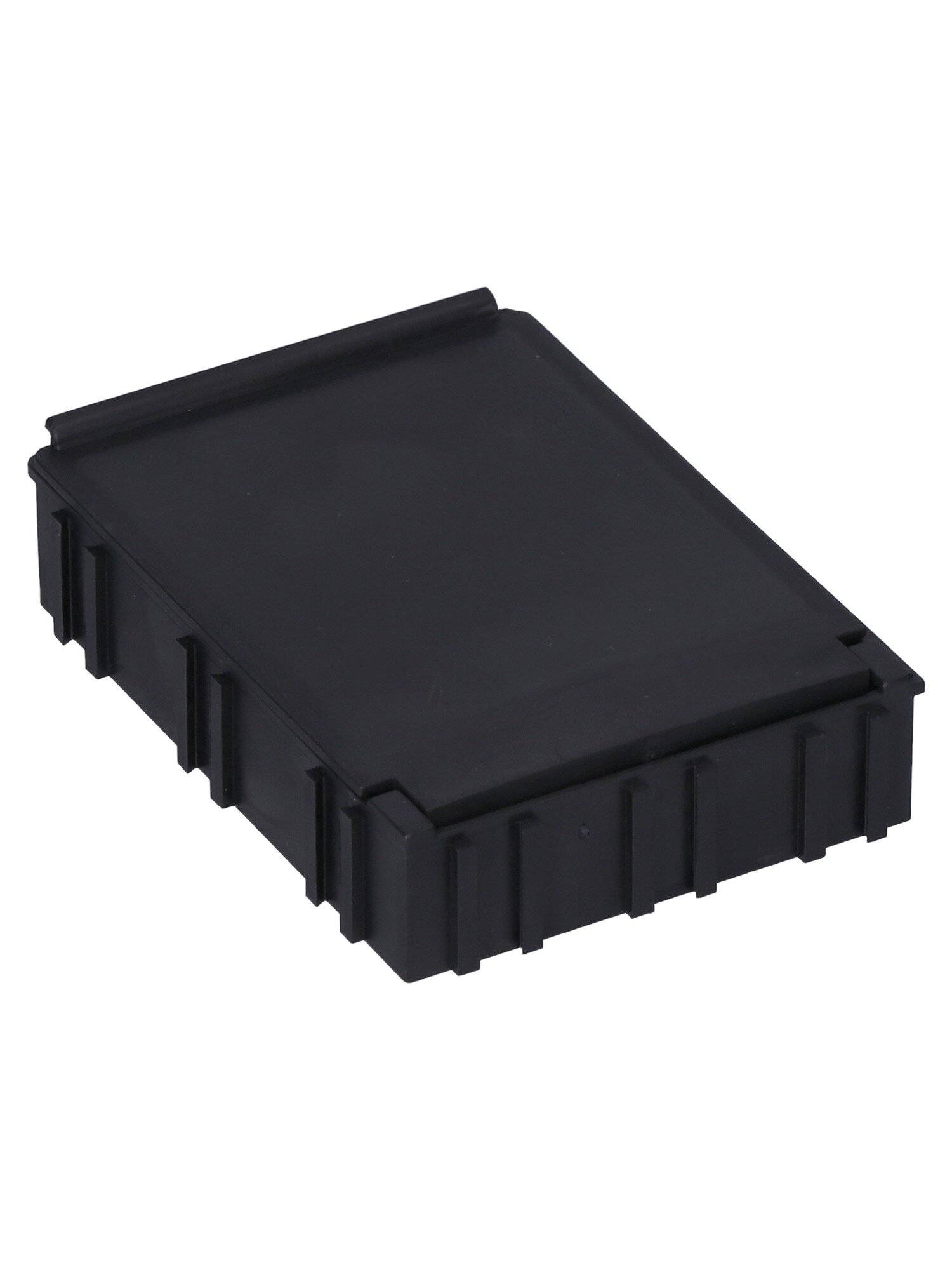 ESD SMD Box N4, 68 x 57 x 15 mm, schwarz/schwarz