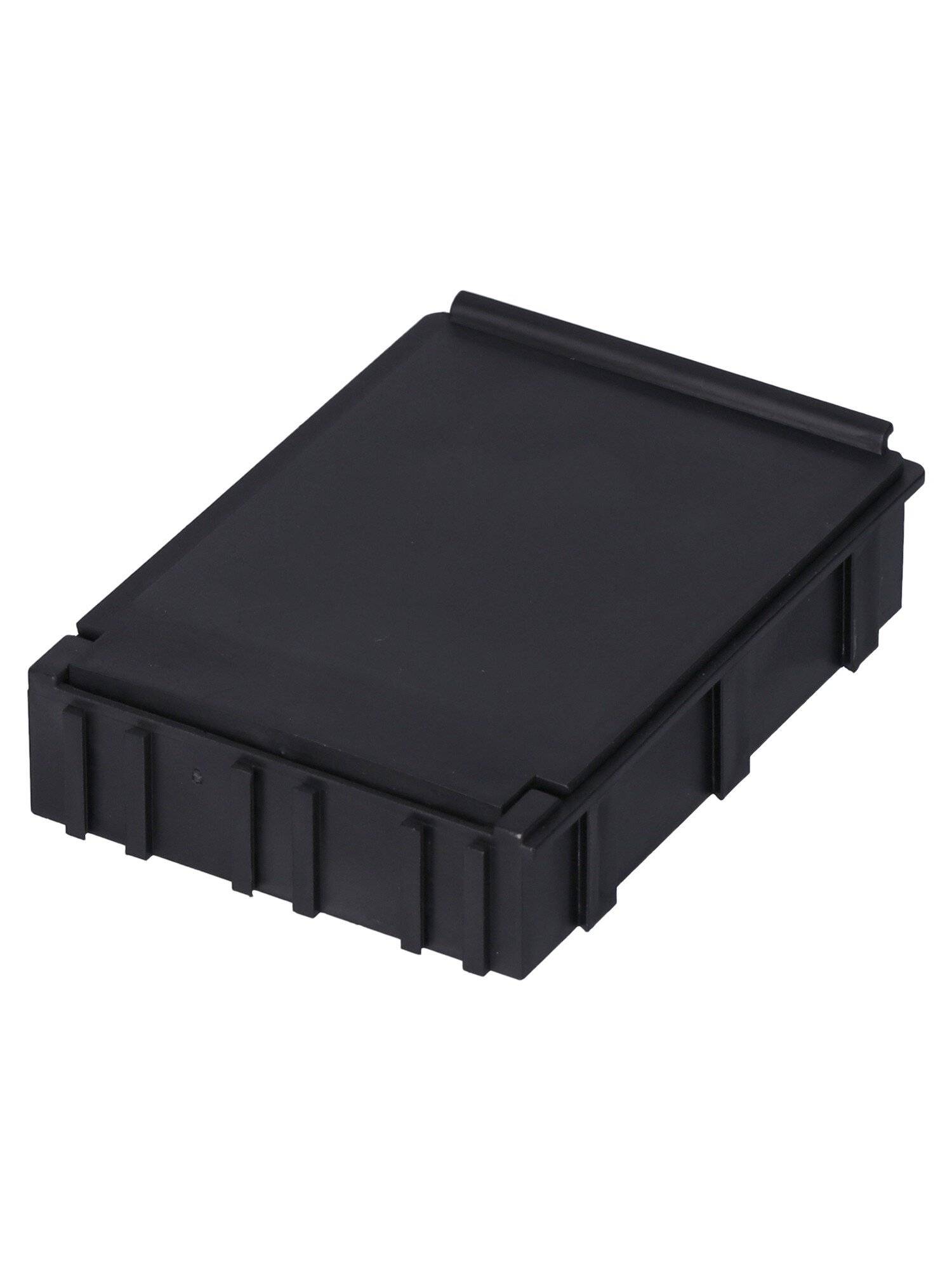 ESD SMD Box N4, 68 x 57 x 15 mm, schwarz/schwarz
