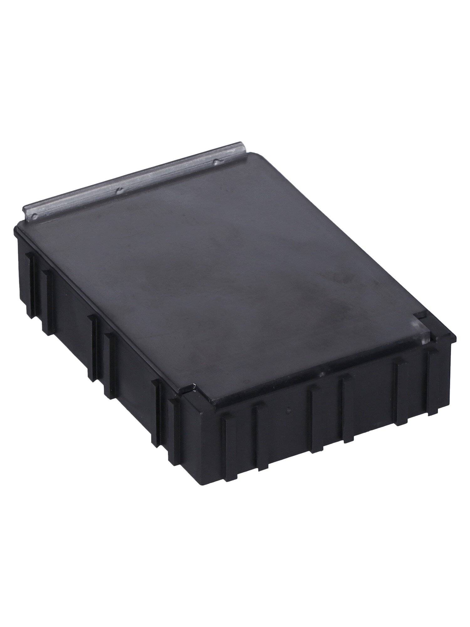 ESD SMD Box N4, 68 x 57 x 15 mm, schwarz/transparent bedampft