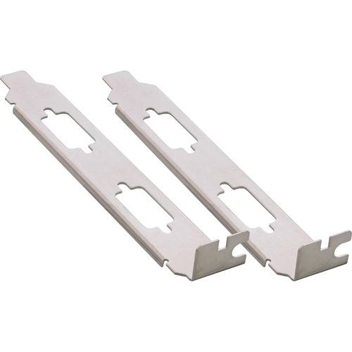 InLine® Slotblech für 2x Sub-D 9-pol, beidseitig nutzbar, 2er Pack I/O-Karten / Frontpanel /