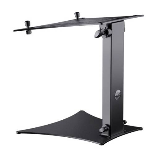 KOENIG & MEYER 12190-024-56 - Laptop-Ständer für Laptop & weitere Geräte (8,00 kg Tragfähigkeit) - schwarz struktur