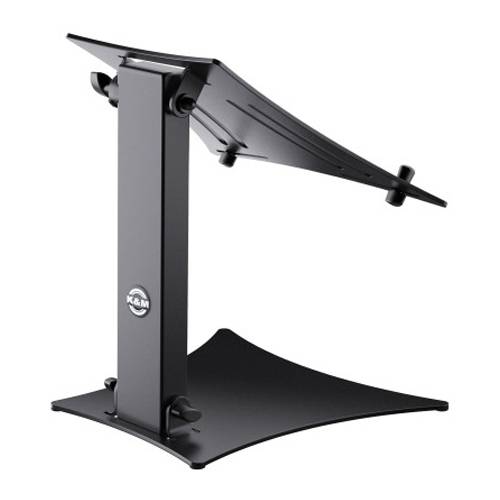 KOENIG & MEYER 12190-024-56 - Laptop-Ständer für Laptop & weitere Geräte (8,00 kg Tragfähigkeit) - schwarz struktur