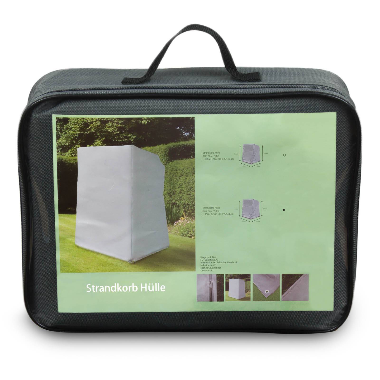 Strandkorbschutzhülle Winterfest Abdeckhaube Strandkorbhülle Strandkorbabdeckung