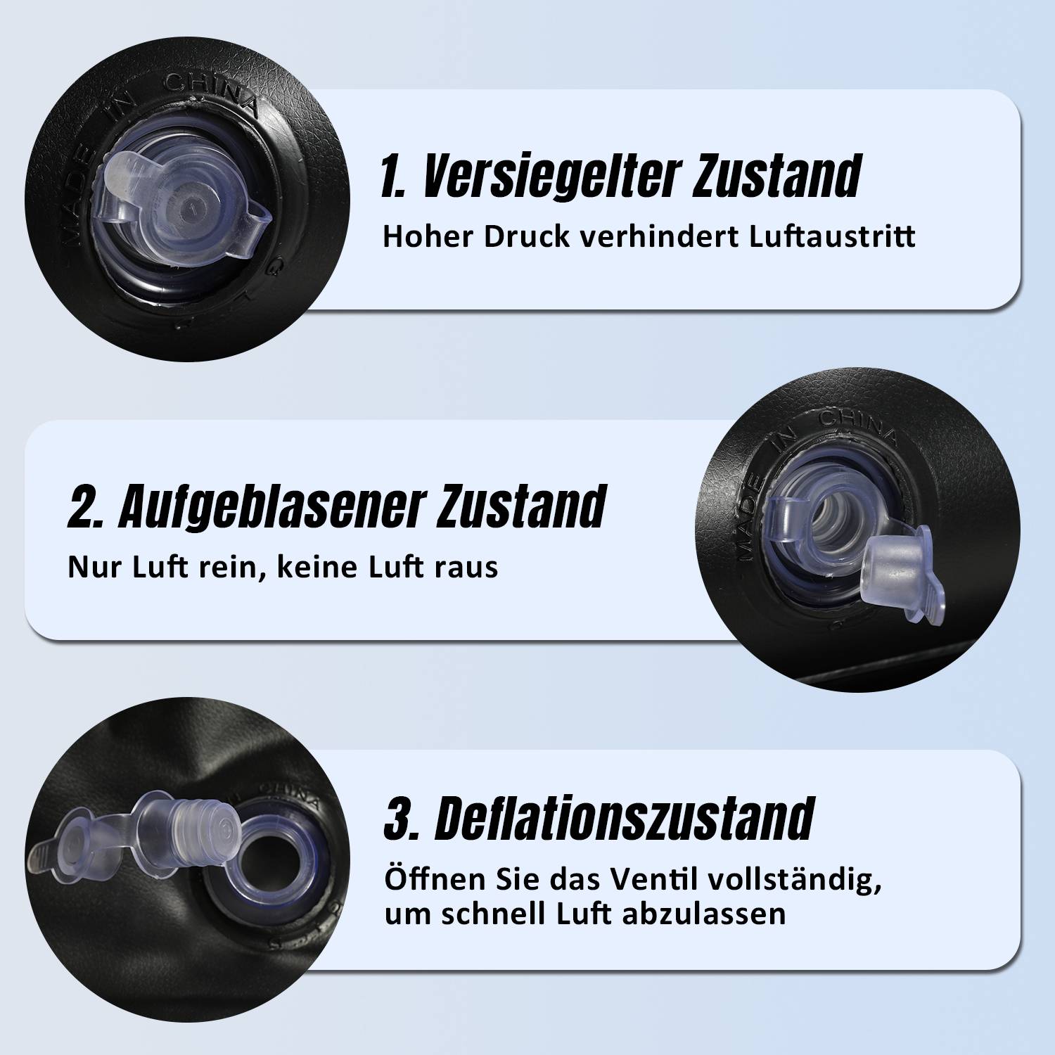 Auto Luftbett Aufblasbare Auto-Luftmatratze Matratze verdickte mit 12V Luftpumpe für Camping, Reisen 178 x 126 x 13cm schwarz