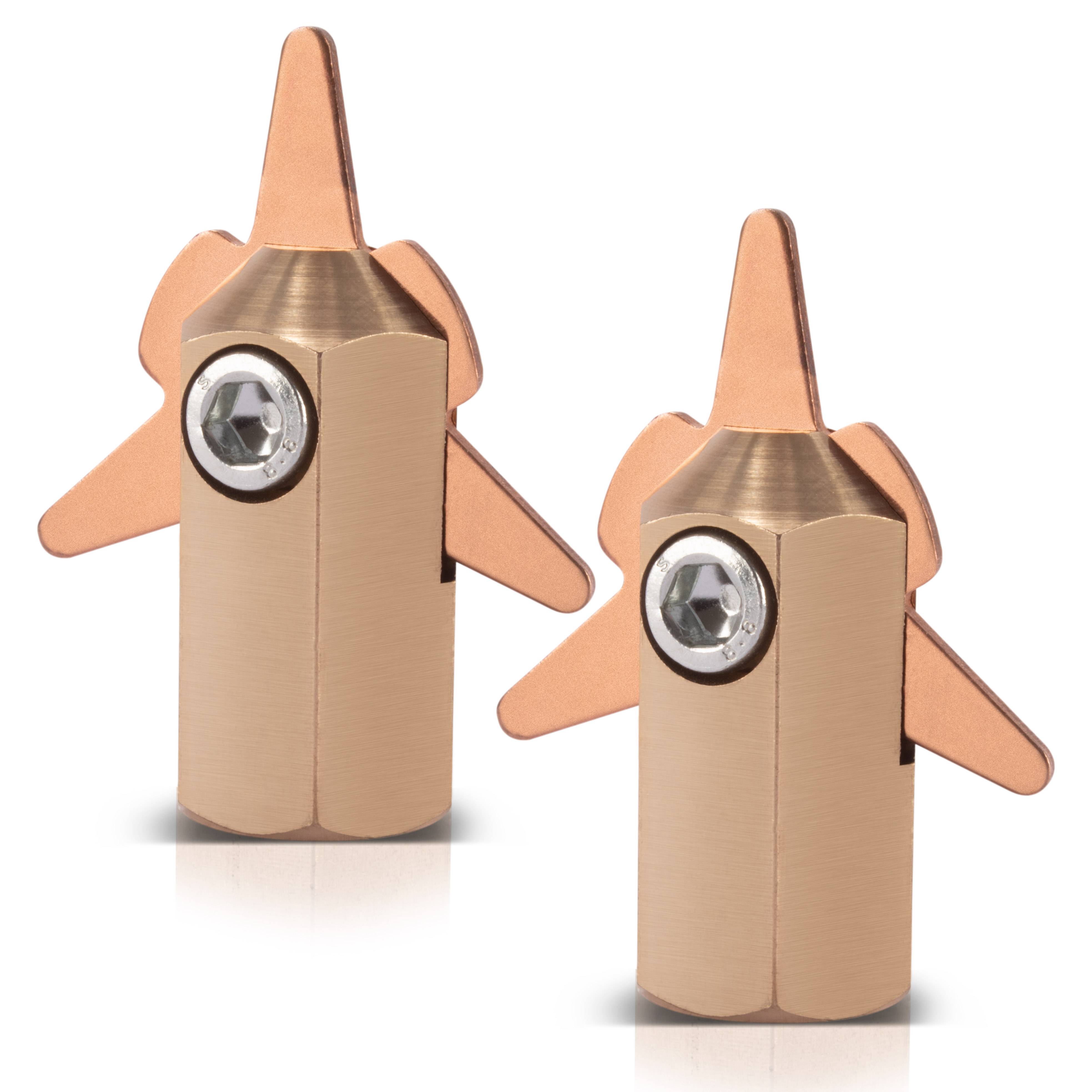 STAHLWERK 2 x Elektrodenhalter für Ausbeulsterne Ausbeulspotter Smart Repair