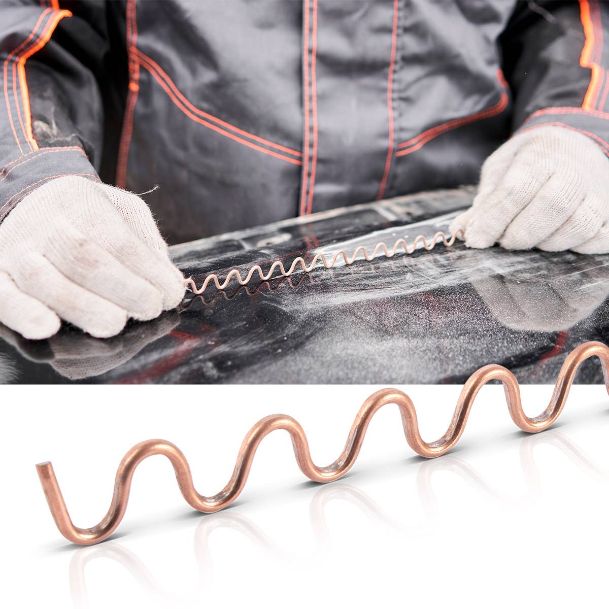 STAHLWERK Wellendraht 50er Set Ausbeulspotter Smart Repair Spotter Zubehör