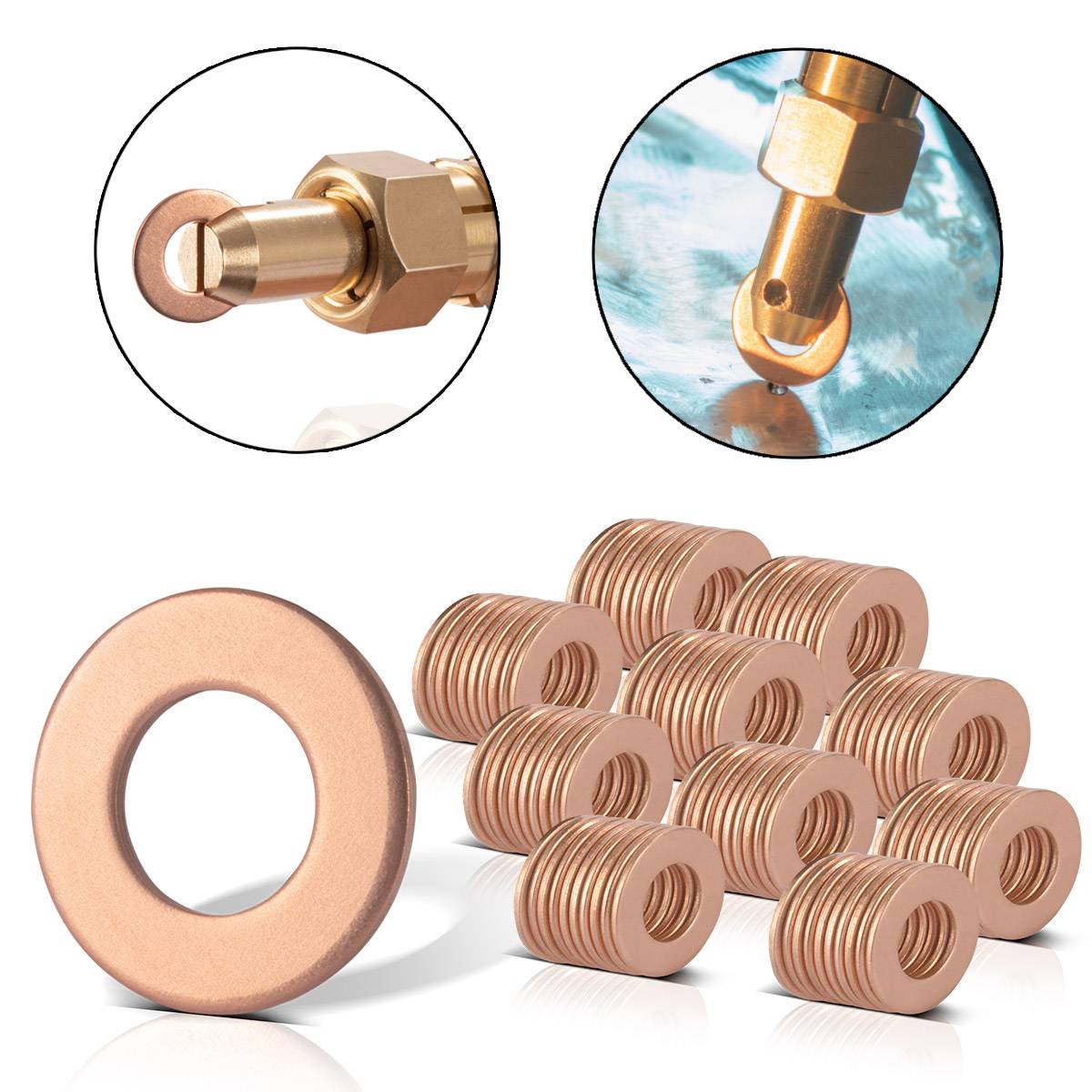 STAHLWERK 2 x Anschweißscheiben 50er Set Ausbeulspotter Smart Repair Spotter