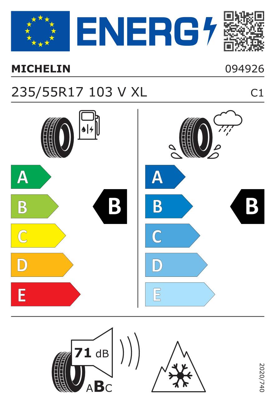 Michelin Alpin 7 ( 235/55 R17 103V XL EV Suitable )