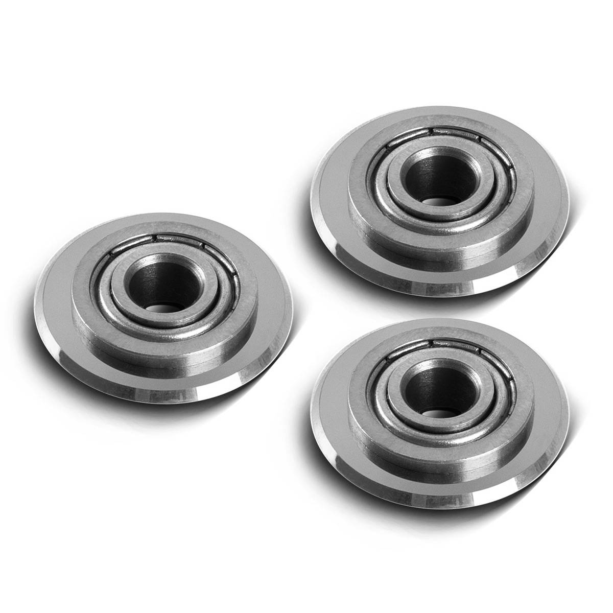 STAHLWERK 3 x Universal Fliesenschneidrad 22 x 6 x 6 mm 14 mm Schneidleistung