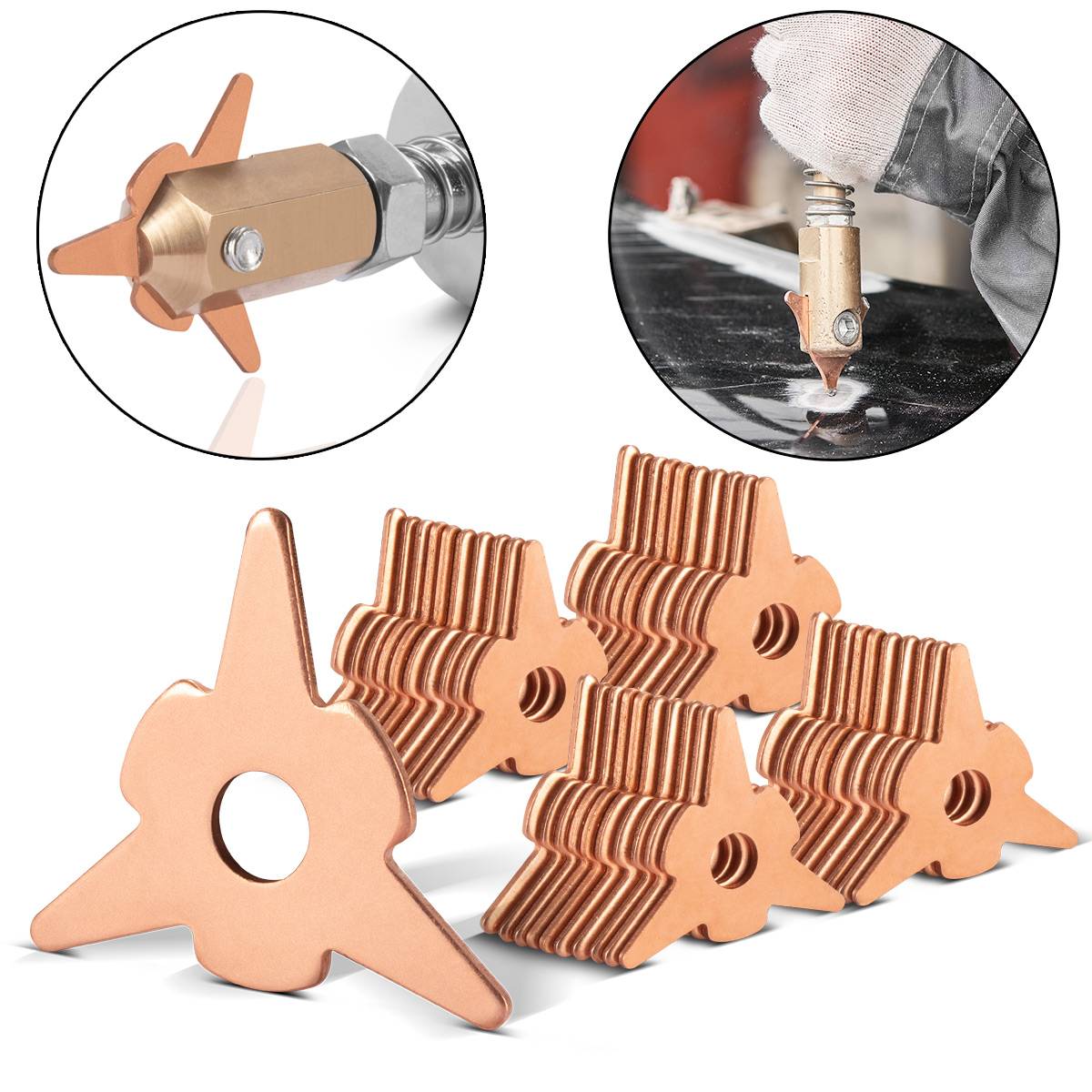 Ausbeulsterne 40er Set Ausbeulspotter Smart Repair Spotter Zubehör