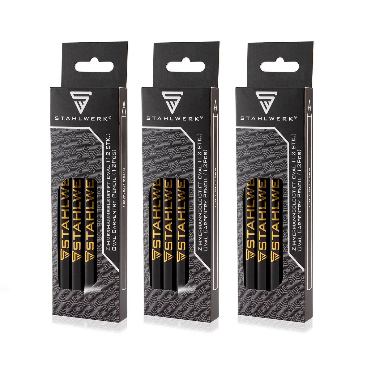 STAHLWERK Zimmermannsbleistift 36er Set