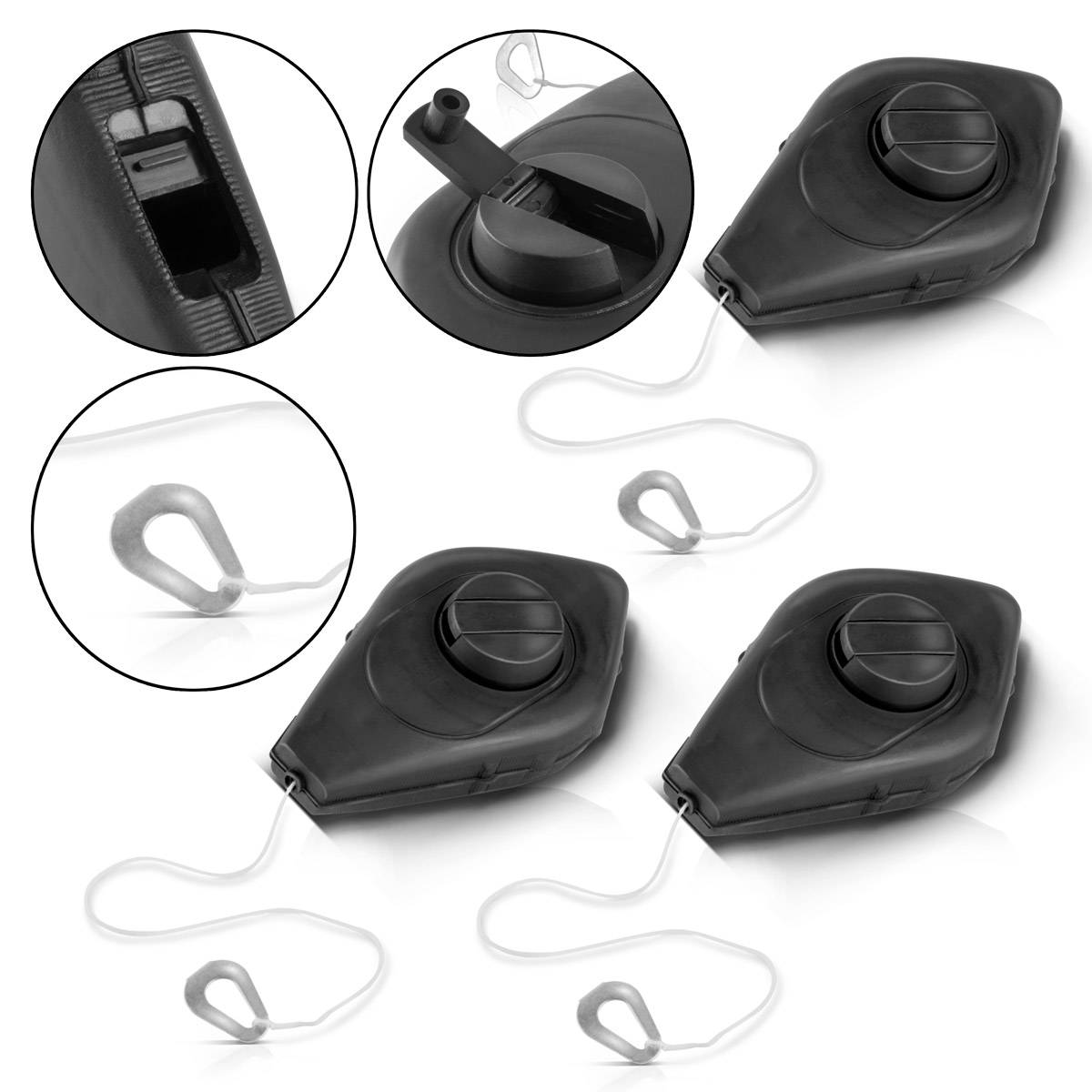 STAHLWERK 3 x Schlagschnur Set 15 m