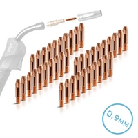 STAHLWERK 2 x Stromdüsen AK25 MB25 Kontaktdüsen M6x28 0,9 mm MIG MAG STAHLWERK 2 x Stromdüsen AK25 MB25 Kontaktdüsen M6x28 0,9 mm MIG MAG