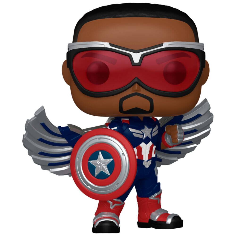 Captain America Brave New World POP! Movies Vinyl Figur Captain America 9 cm