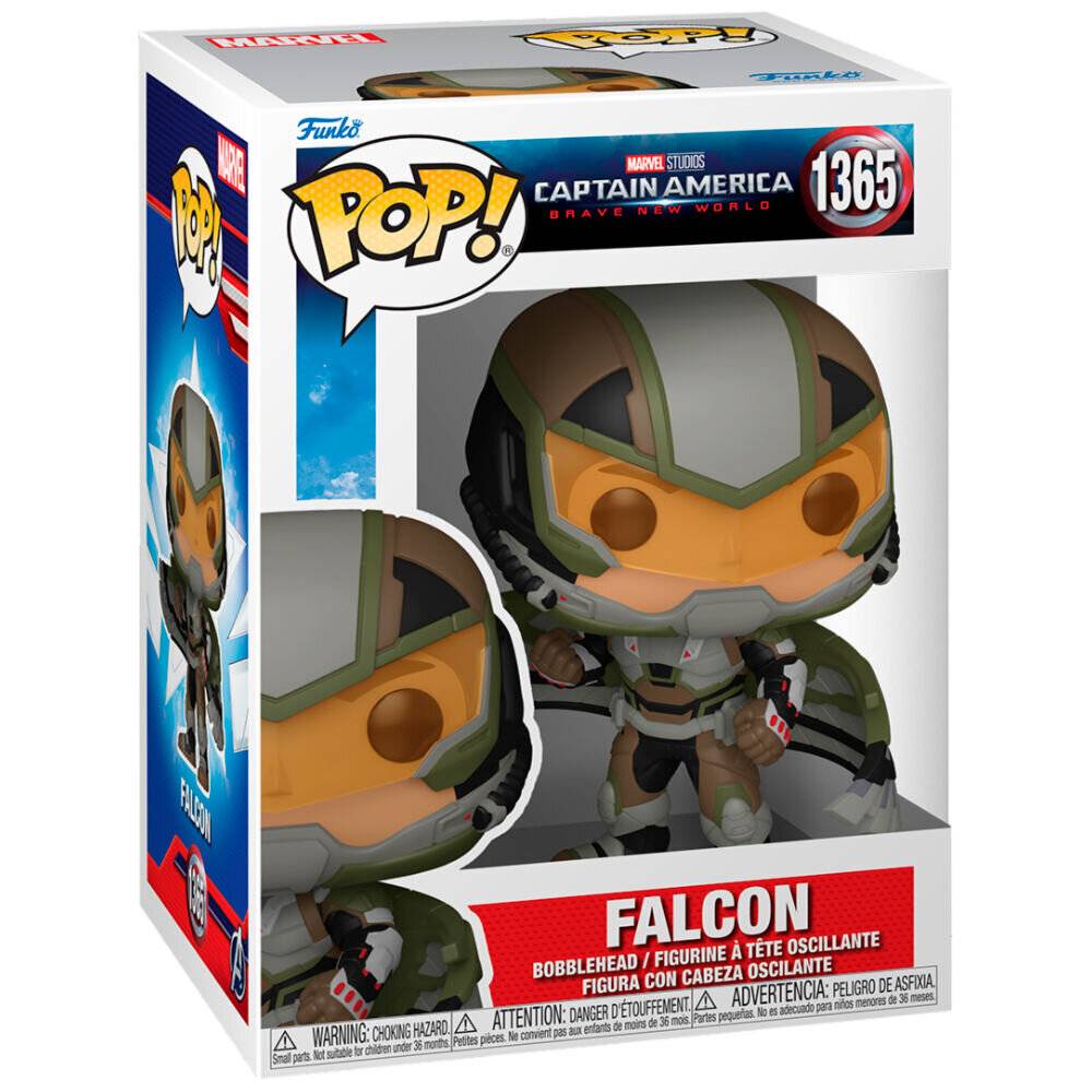 Captain America Brave New World POP! Movies Vinyl Figur Falcon 9 cm