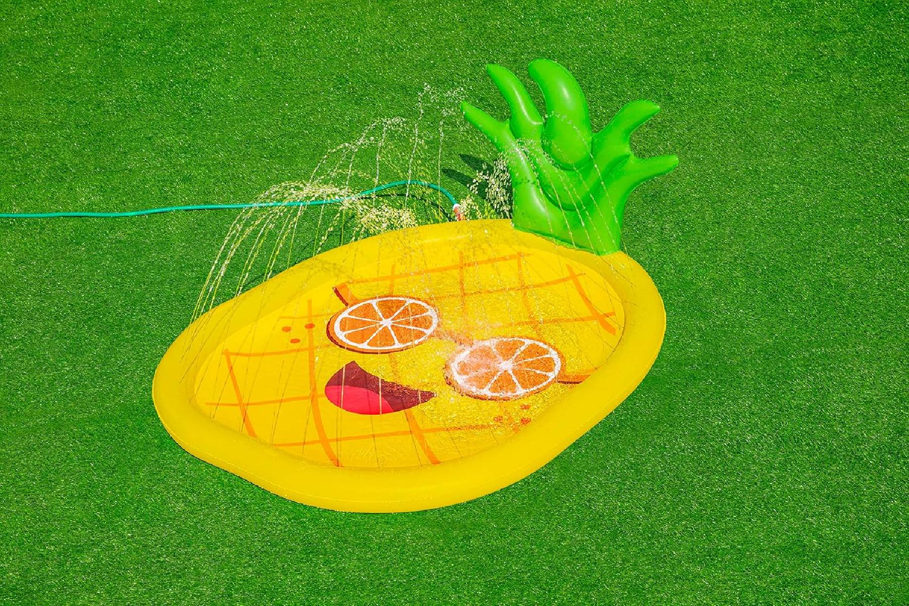 Bestway - Wassermatte - Sunny Pineapple (196x165cm) Wasserspaß Wassersprinkler