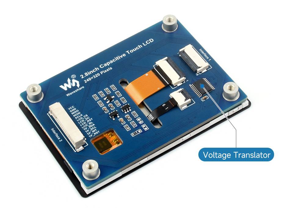 WaveShare 2.8inch LCD Display Module 240x320 with Touch Panel