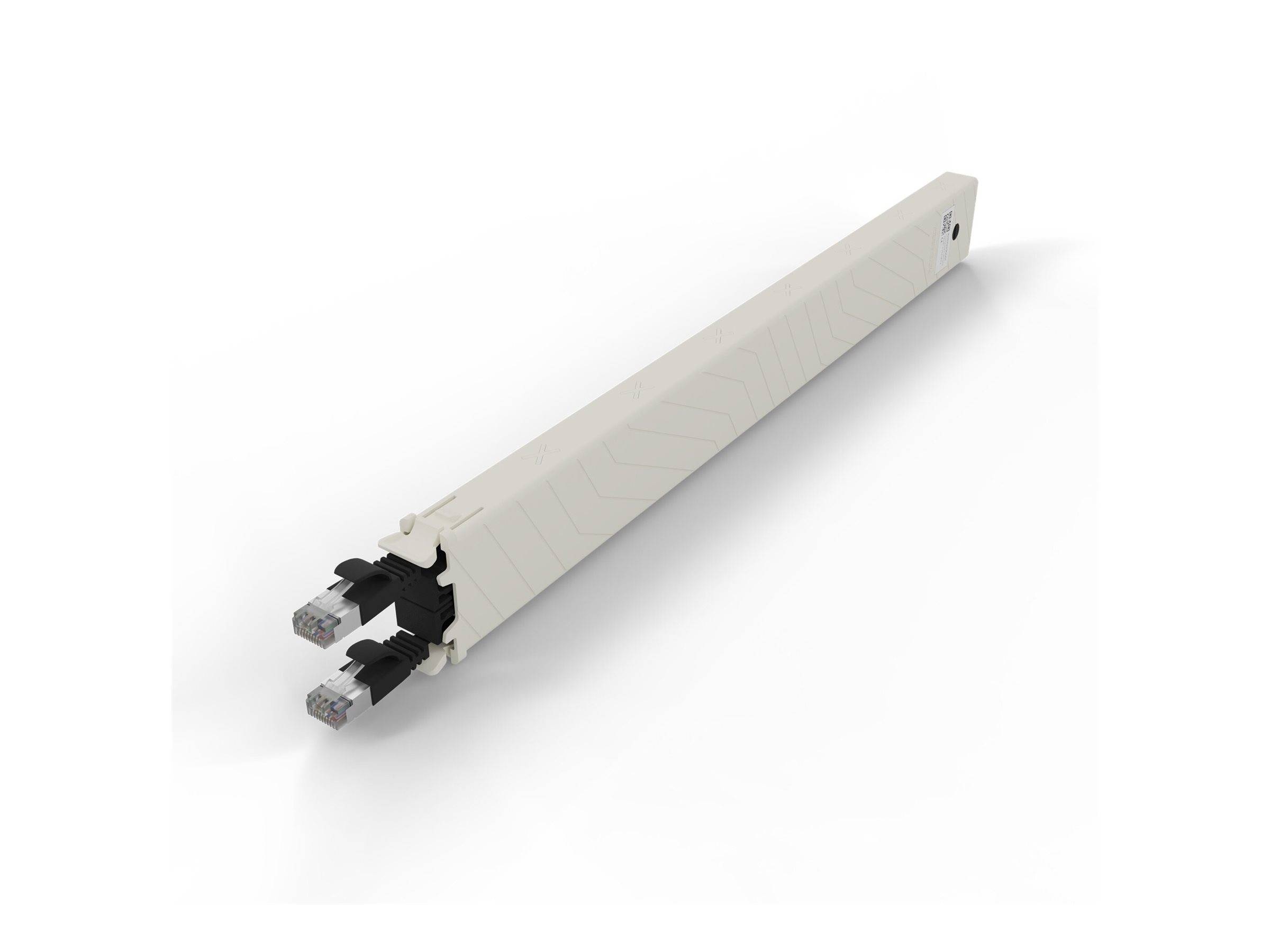 PATCHBOX patchbox.one - Kupferkassette - einziehbarCAT 6a - STP - Schwarz